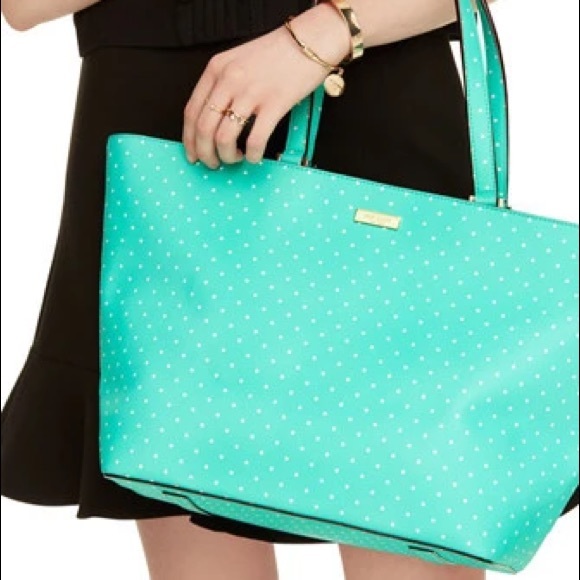 Kate spade York grant street Jules vinyl dot tote - Picture 15 of 16